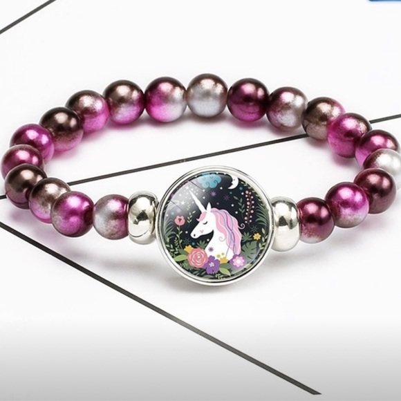 🦄New🦄4/$15🦄Unicorn Rainbow Bracelet🦄 - Picture 1 of 1